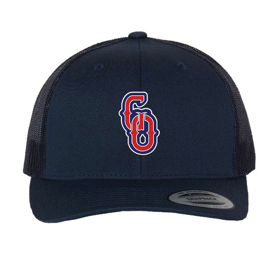 GREAT OAK H.S. MENS SOCCER -  (GO Logo) Curve Bill Hat (Snapback Trucker Style)