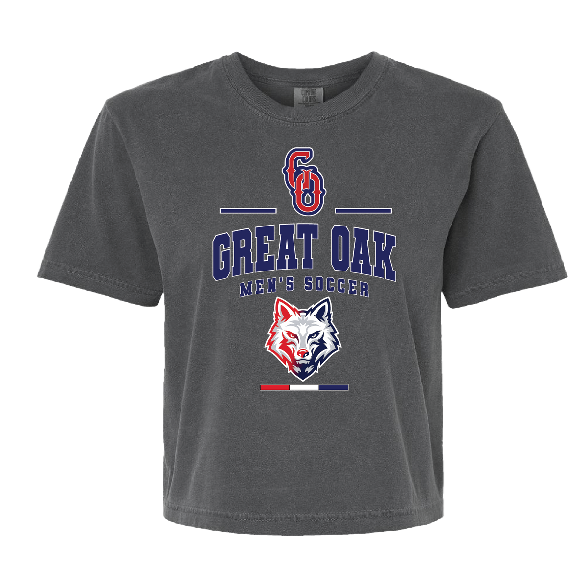 GREAT OAK H.S. MENS SOCCER - Women's Heavyweight Boxy Tee