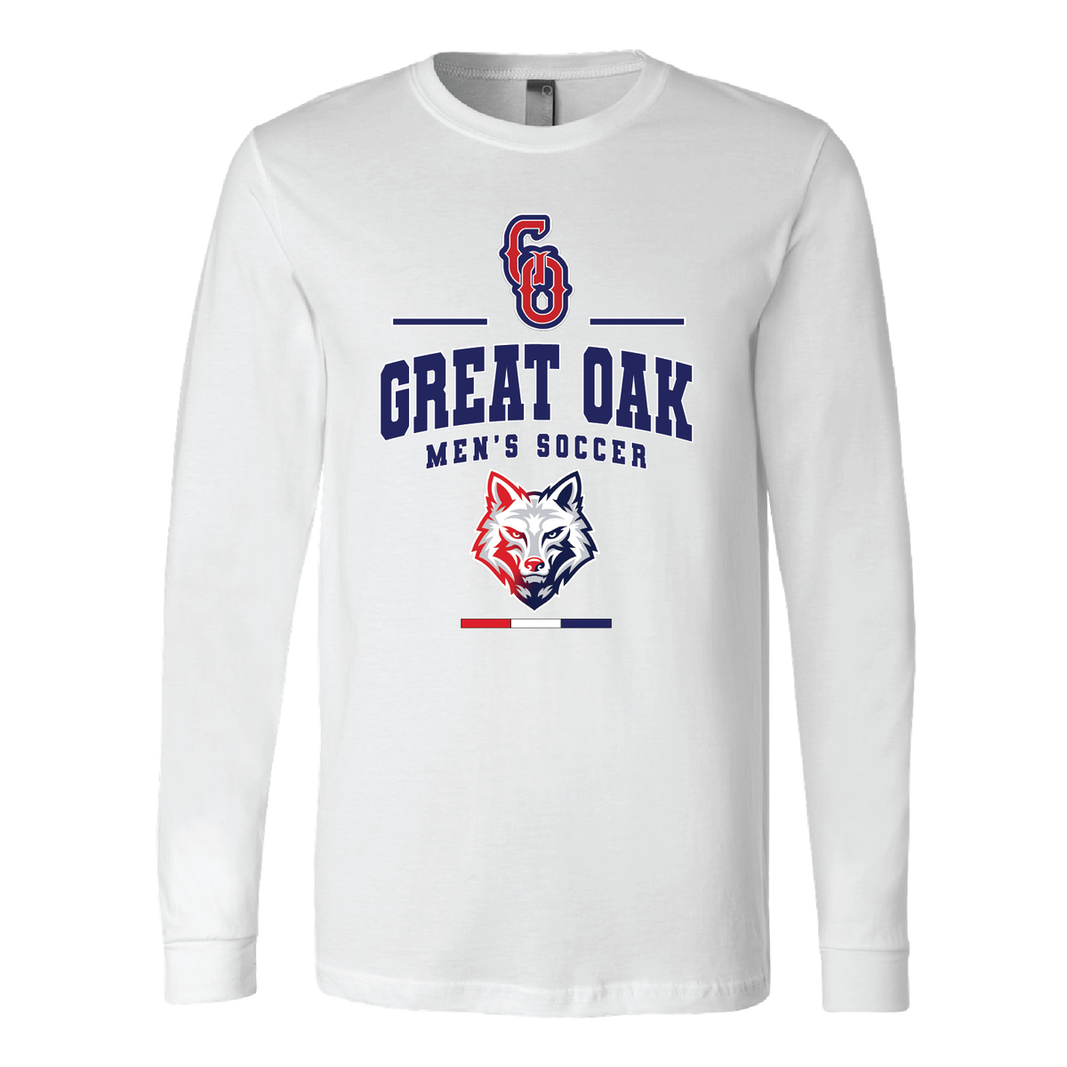 GREAT OAK H.S. MENS SOCCER - Long Sleeve Tee (Unisex)