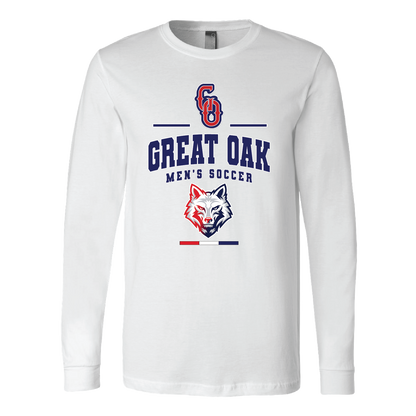 GREAT OAK H.S. MENS SOCCER - Long Sleeve Tee (Unisex)