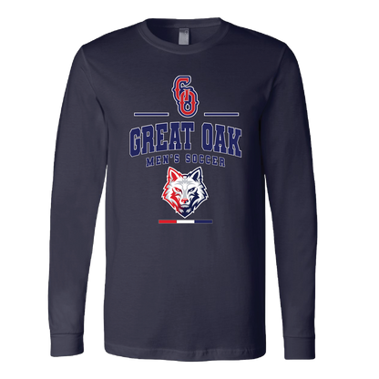 GREAT OAK H.S. MENS SOCCER - Long Sleeve Tee (Unisex)