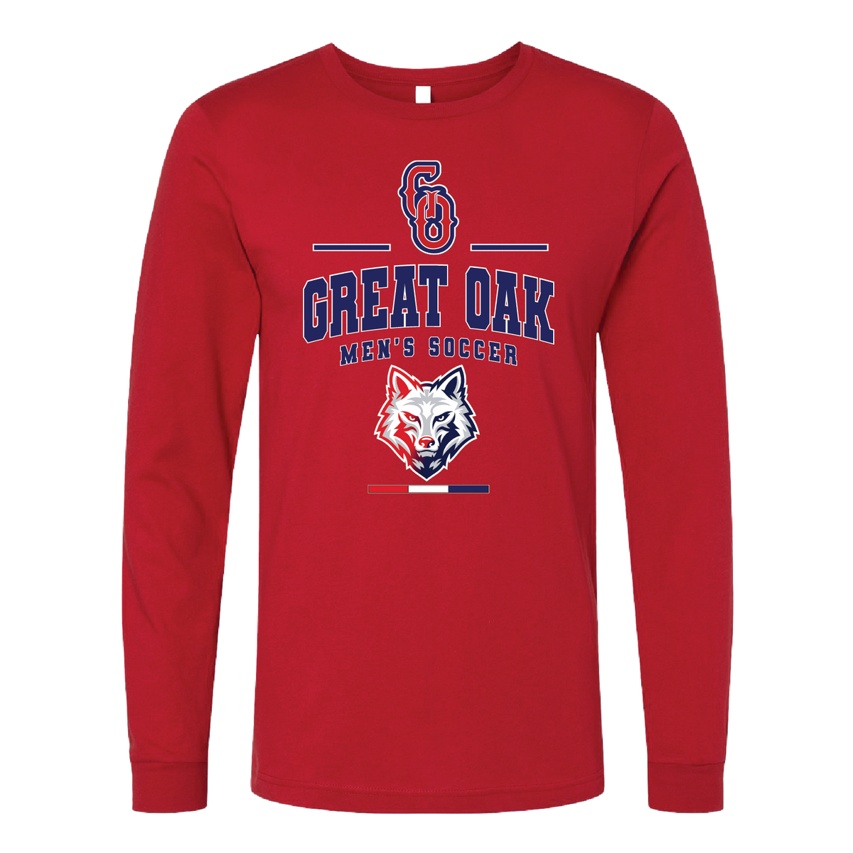 GREAT OAK H.S. MENS SOCCER - Long Sleeve Tee (Unisex)
