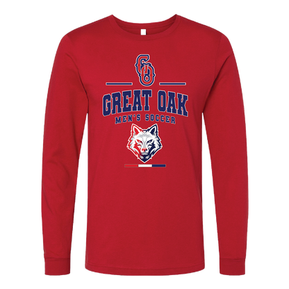 GREAT OAK H.S. MENS SOCCER - Long Sleeve Tee (Unisex)