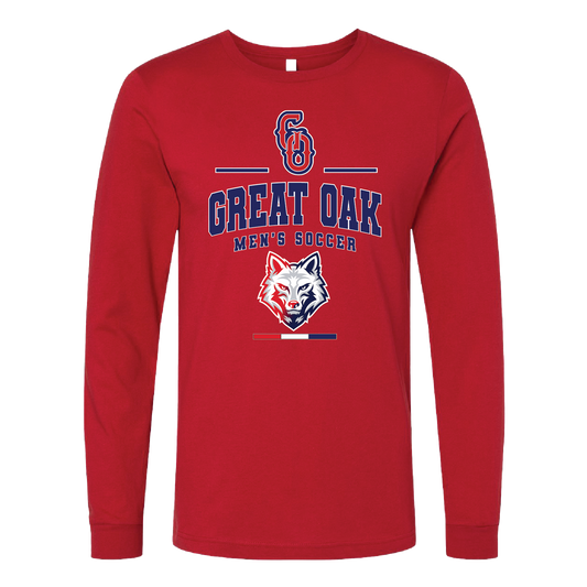 GREAT OAK H.S. MENS SOCCER - Long Sleeve Tee (Unisex)