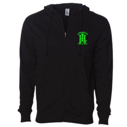 LIONHEART GYM - Zip Up Hoodie (Adult Unisex)