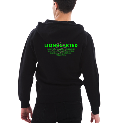 LIONHEART GYM - Zip Up Hoodie (Adult Unisex)