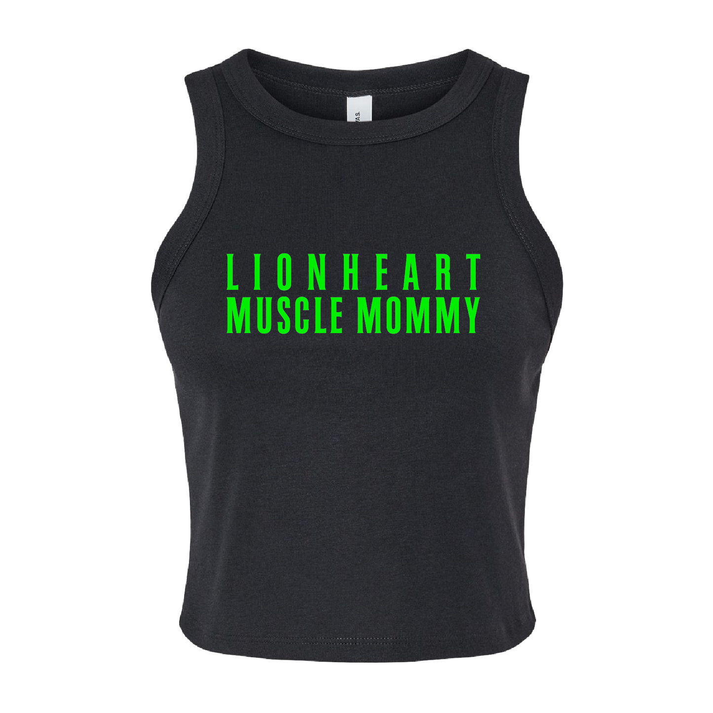 LIONHEART GYM - Muscle Mommy - Women's Micro Racer Tank