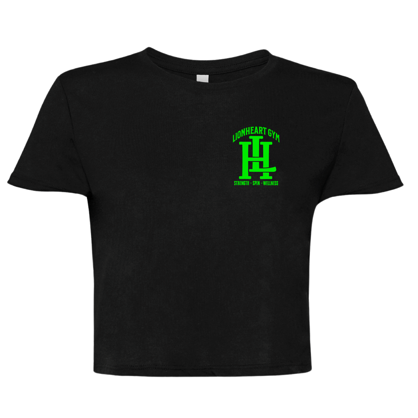 LIONHEART GYM - WELCOME TO THE JUNGLE - Women's Crop Tee