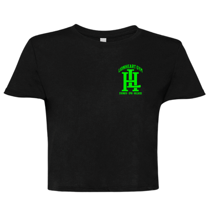 LIONHEART GYM - WELCOME TO THE JUNGLE - Women's Crop Tee