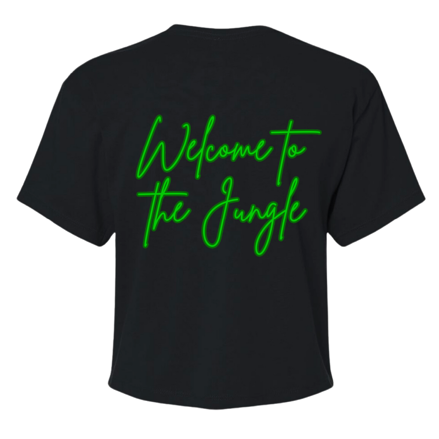 LIONHEART GYM - WELCOME TO THE JUNGLE - Women's Crop Tee
