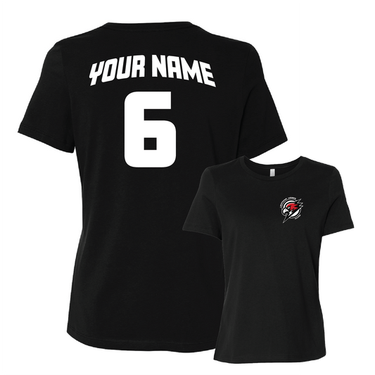 MVPW Lightning Hawks - Women's Tee (with Personalized Jersey Back)