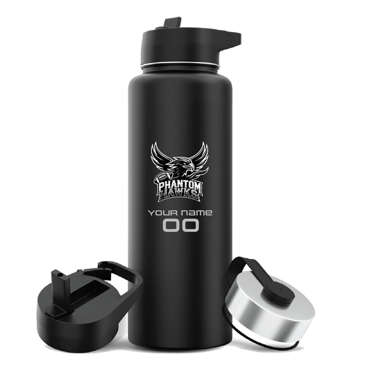 MVPW Phantom Hawks - 40 oz. HYDRATION FLASK (with optional personalization)