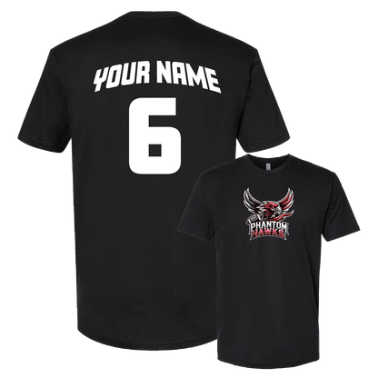 MVPW Phantom Hawks - Men's Tee (with Personalized Jersey Back)