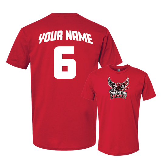 MVPW Phantom Hawks - Men's Tee (with Personalized Jersey Back)