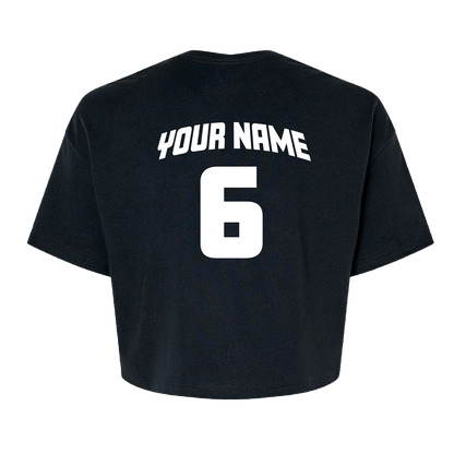 MVPW Phantom Hawks - Women's Crop Tee (with Personalized Jersey Back)