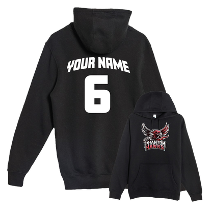 MVPW Phantom Hawks - Pullover Hoodie (with Personalized Jersey Back)