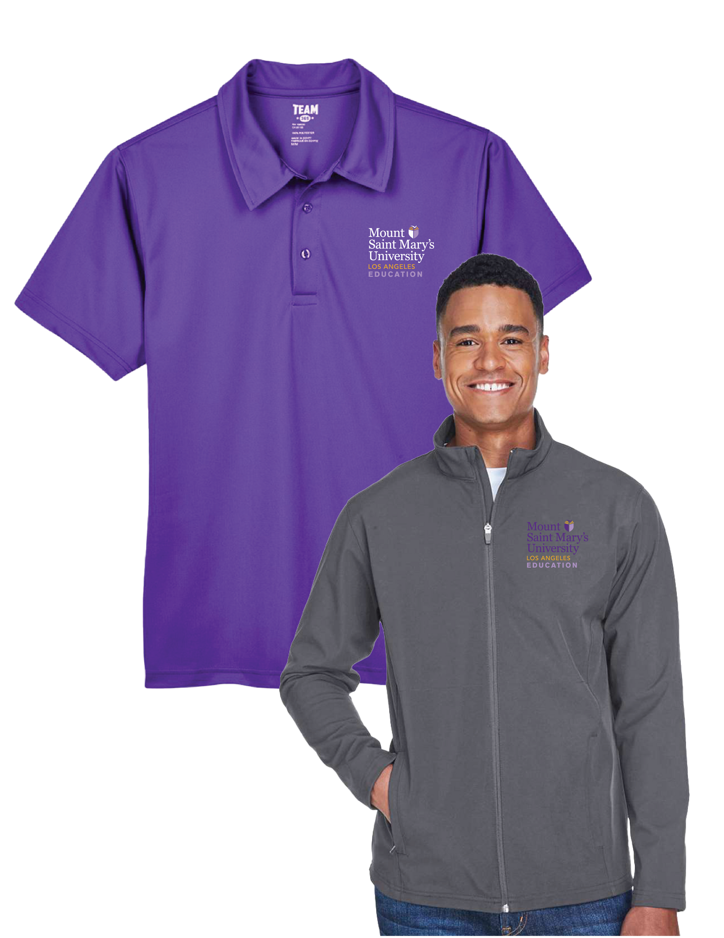 MOUNT SAINT MARY'S UNIVERSITY - Mens Bundle (Polo + Jacket)