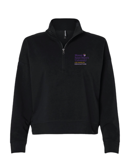 MOUNT SAINT MARY'S UNIVERSITY - Womens Bundle (Polo + Quarter Zip Sweatshirt)