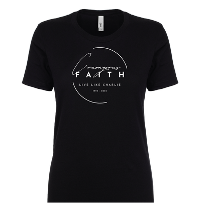 P4L - Courageous Faith - Women's Short Sleeve Tee