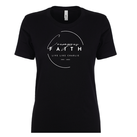 P4L - Courageous Faith - Women's Short Sleeve Tee