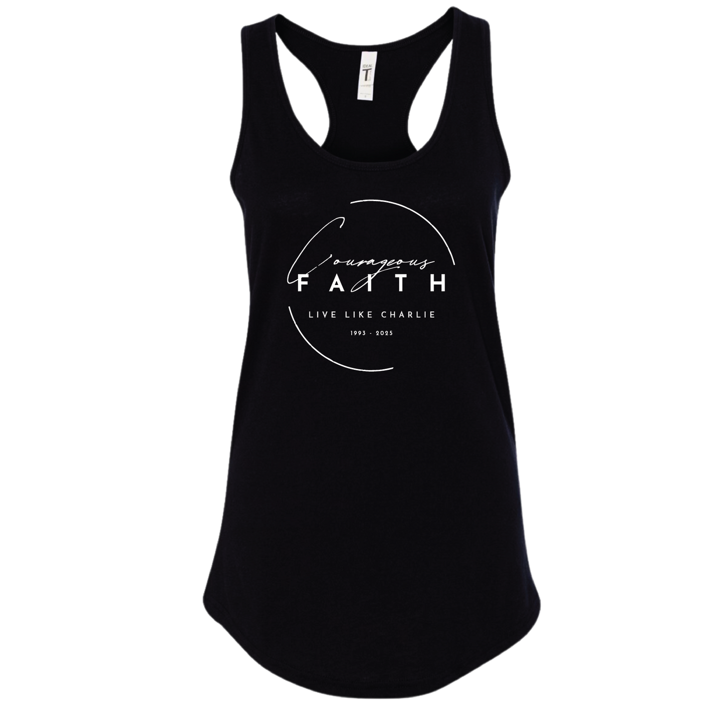 P4L - Courageous Faith - Women's Racerback Tank