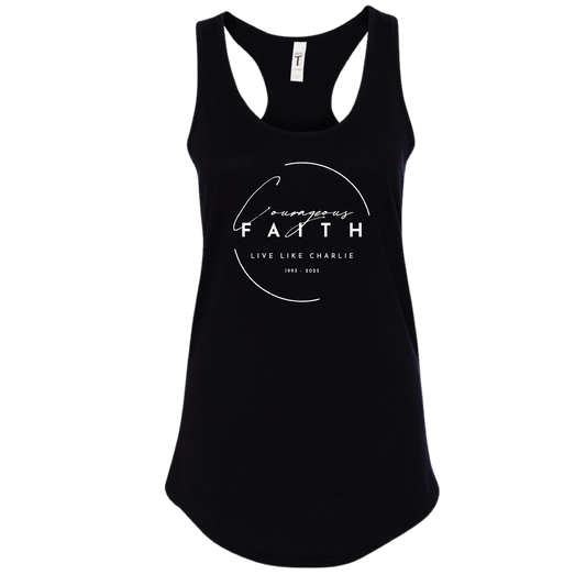 P4L - Courageous Faith - Women's Racerback Tank