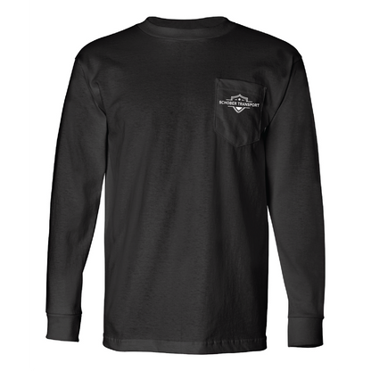 SCHOBER TRANSPORT - Long Sleeve Pocket Tee