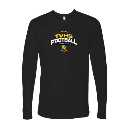 TVHS FOOTBALL - Gridiron Shield - Long Sleeve Tee (Optional: Add Team Roster)