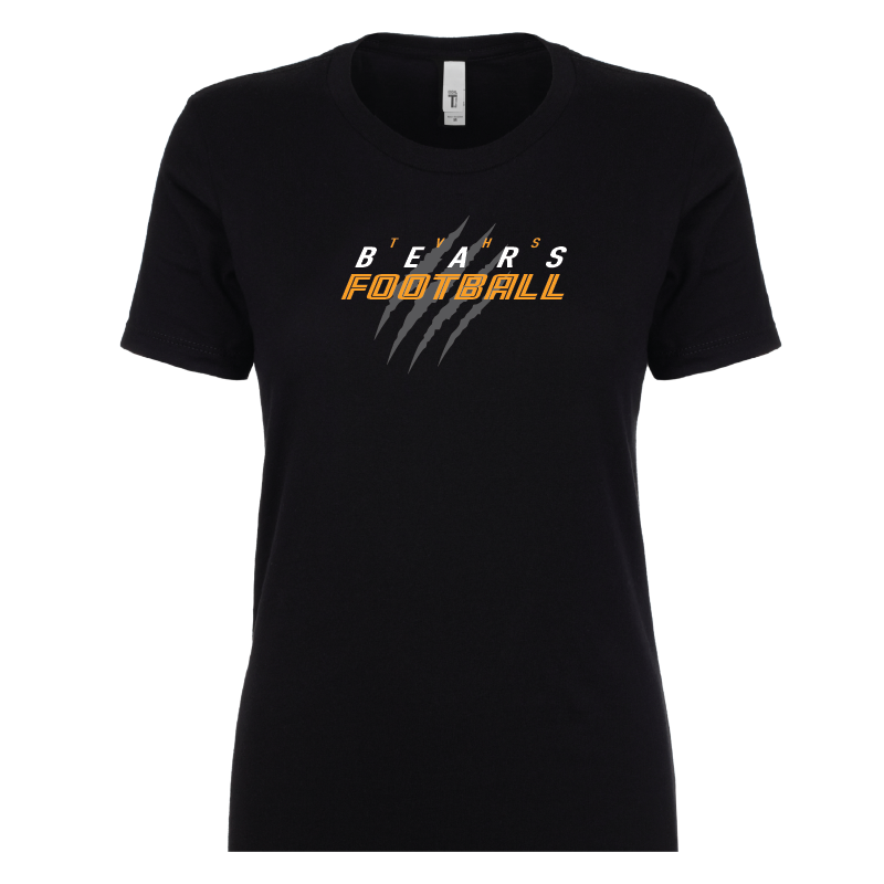TVHS FOOTBALL - Bear Claw - Women's Short Sleeve Tee