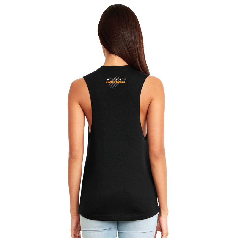 TVHS FOOTBALL - Bear Claw - Women's Muscle Tank