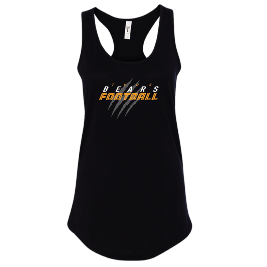 TVHS FOOTBALL - Bear Claw - Women's Racerback Tank