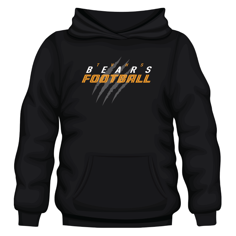 TVHS FOOTBALL - Bear Claw - Pullover Hoodie