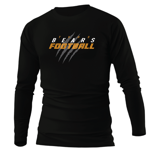 TVHS FOOTBALL - Bear Claw - Long Sleeve Tee (Unisex)