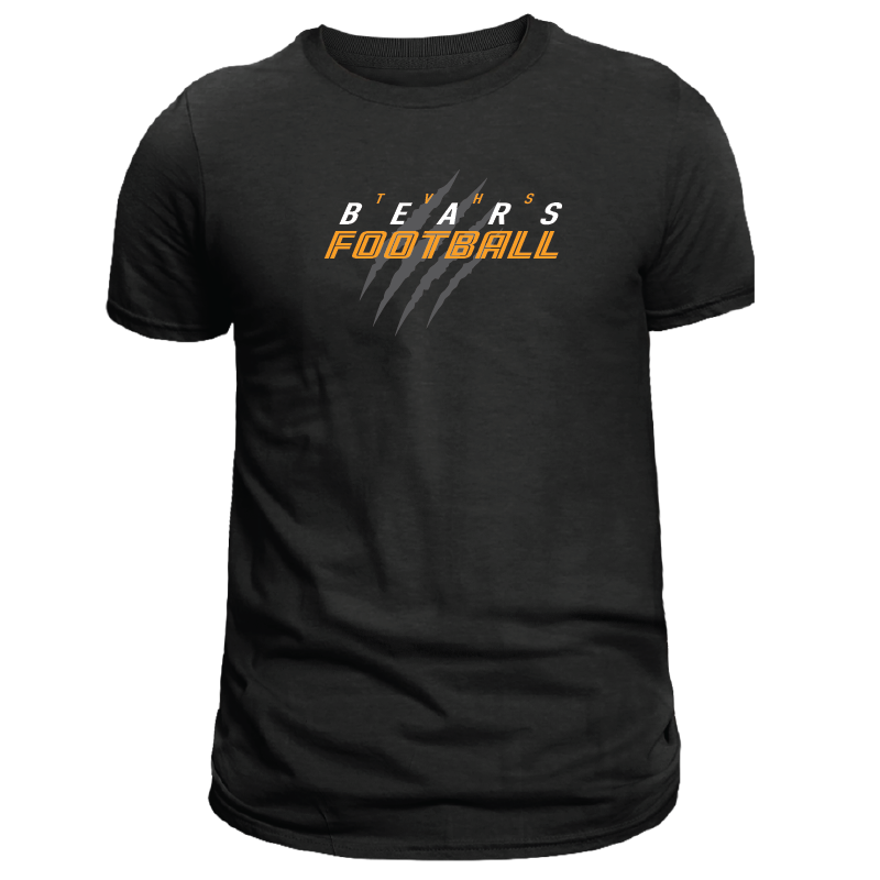 TVHS FOOTBALL - Bear Claw - Men's Tee