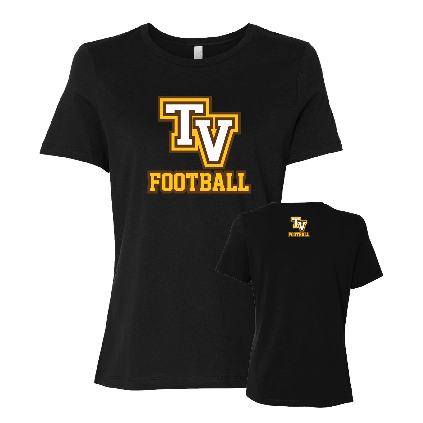 TVHS FOOTBALL - (Big TV) - Women's Short Sleeve Tee