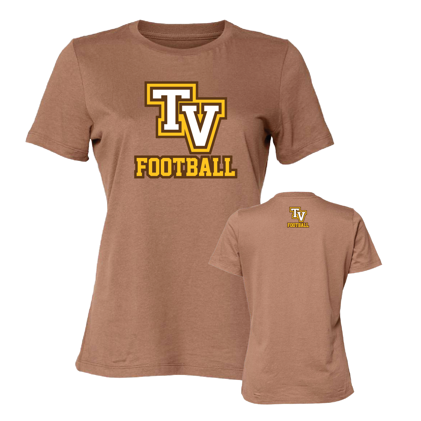 TVHS FOOTBALL - (Big TV) - Women's Short Sleeve Tee
