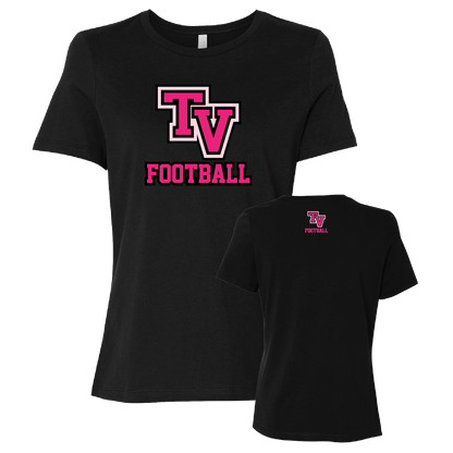 TVHS FOOTBALL - (Big TV) - Women's Short Sleeve Tee