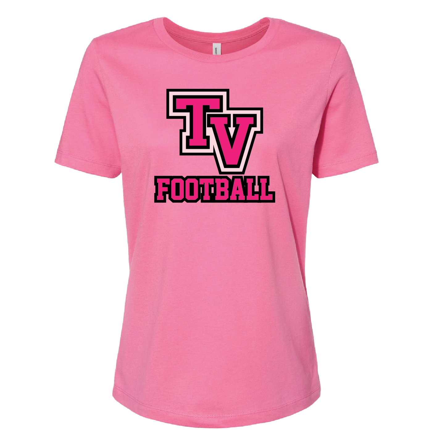 TVHS FOOTBALL - (Big TV) - Women's Short Sleeve Tee
