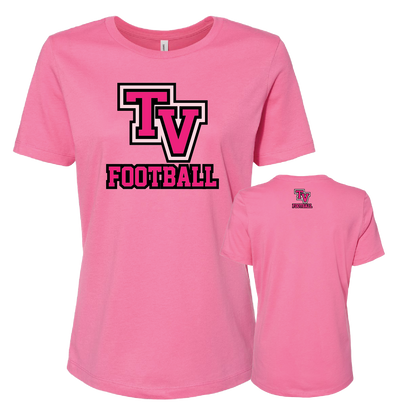TVHS FOOTBALL - (Big TV) - Women's Short Sleeve Tee