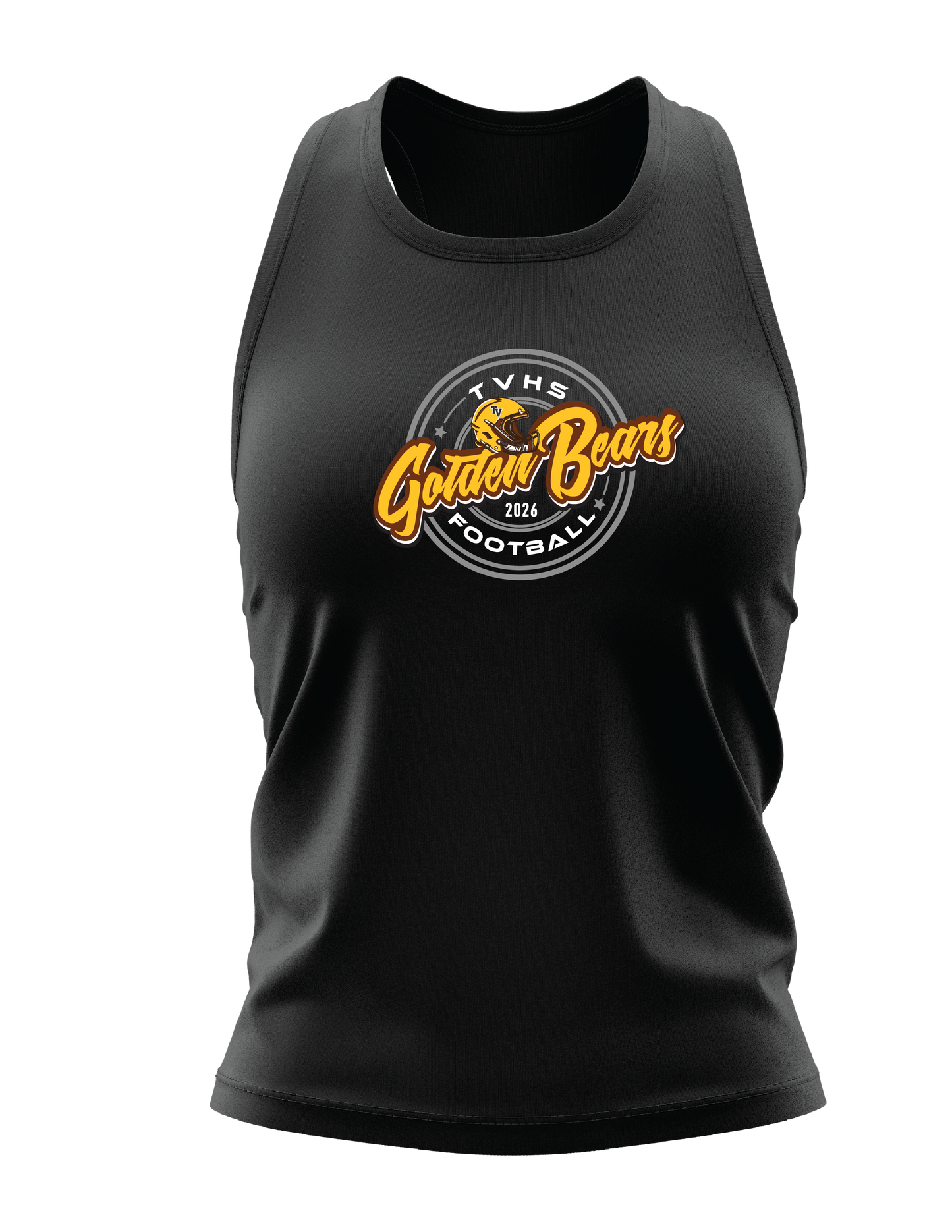 TVHS FOOTBALL - (Friday Night Gold) - Women's Muscle Tank