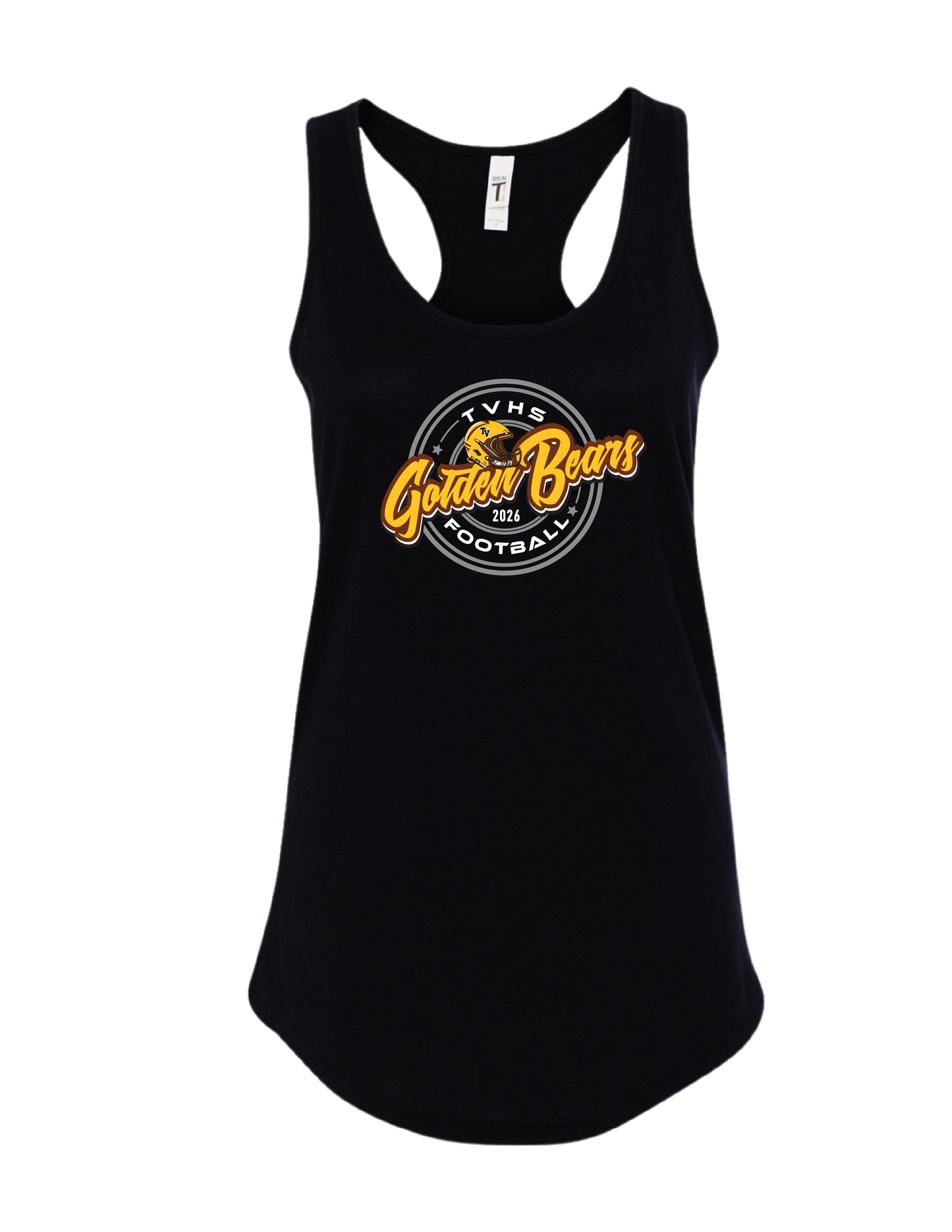 TVHS FOOTBALL - (Friday Night Gold) - Women's Racerback Tank