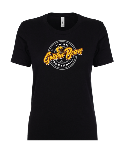 TVHS FOOTBALL - (Friday Night Gold) Women's Short Sleeve Tee