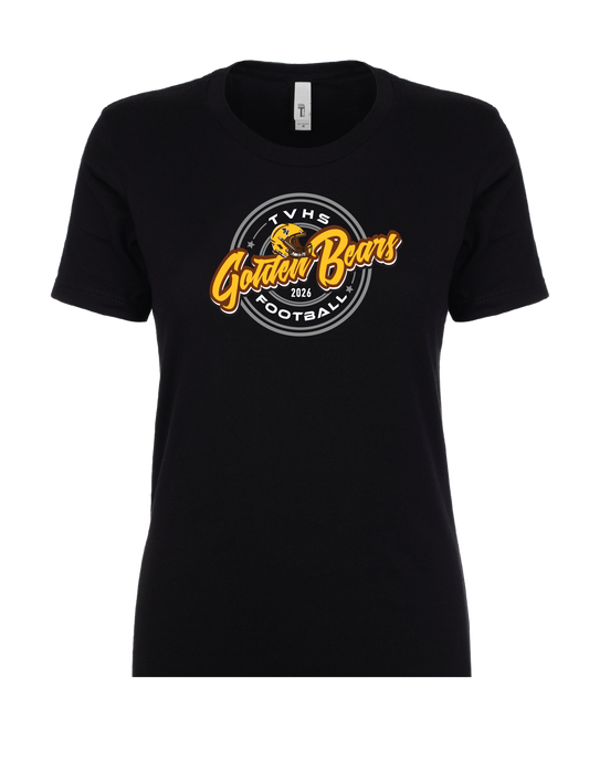 TVHS FOOTBALL - (Friday Night Gold) Women's Short Sleeve Tee