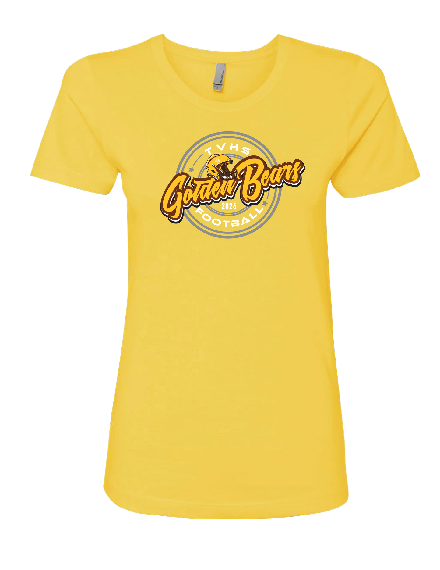 TVHS FOOTBALL - (Friday Night Gold) Women's Short Sleeve Tee