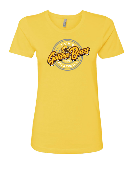 TVHS FOOTBALL - (Friday Night Gold) Women's Short Sleeve Tee