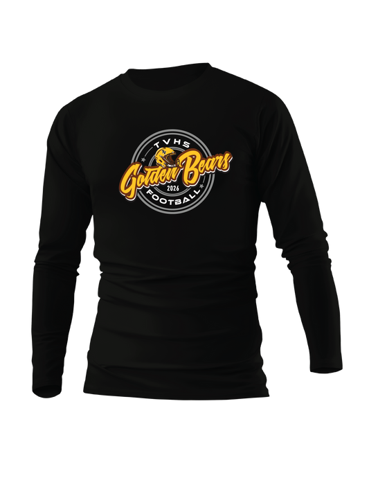TVHS FOOTBALL - (Friday Night Gold) Long Sleeve Tee (Unisex)