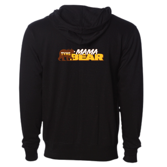 TVHS LACROSSE - Mama Bear - Zip Up Hoodie (Adult Unisex)