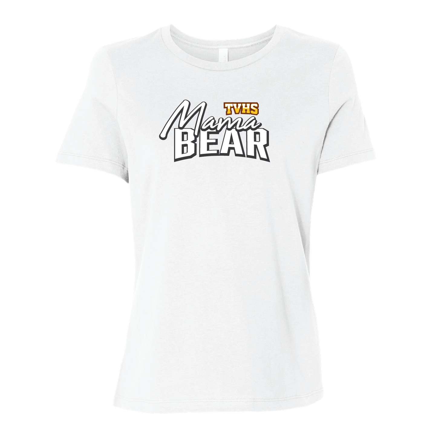 TVHS LACROSSE - Mama Bear (Script) - Women's Short Sleeve Tee