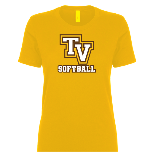 TVHS SOFTBALL (Big TV) - Women's Short Sleeve Performance Tee