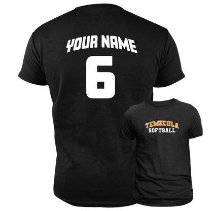 TVHS SOFTBALL (Fastpitch) - Unisex Tee (with Personalized Jersey Back)
